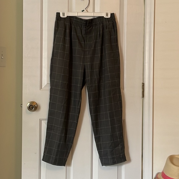 Madewell Plaid Flannel Track Trousers - Picture 6 of 9